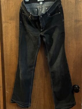 White House Black Market Black Flare Jeans